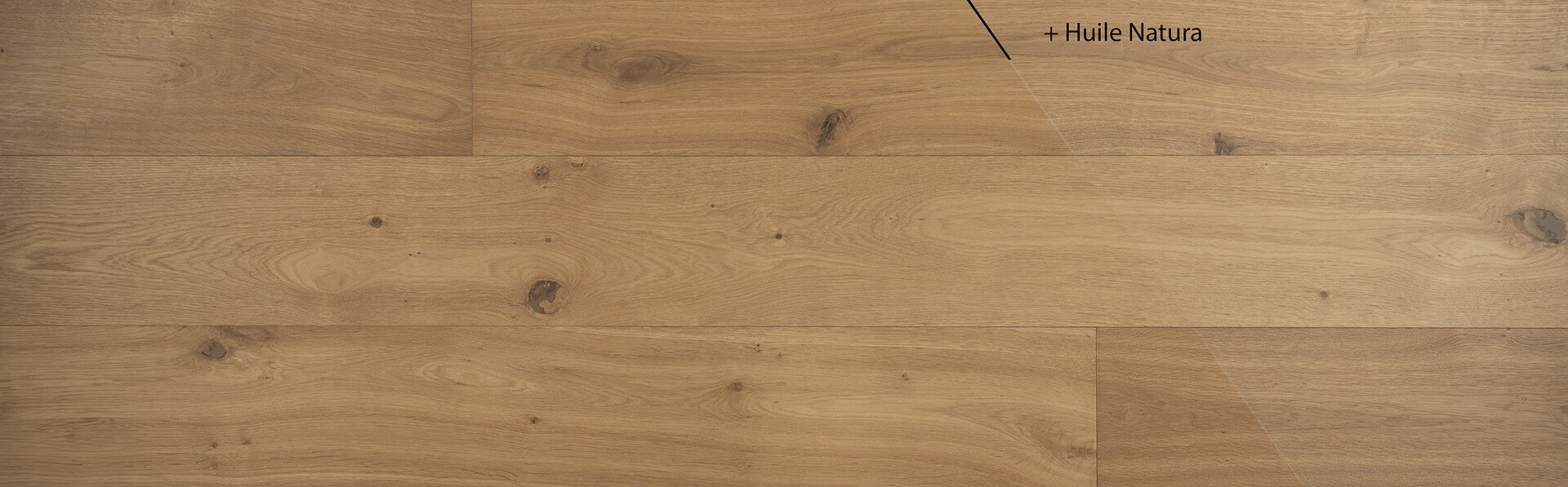 Parquet chêne fumé bois brut authentique - 13x192 -huilé