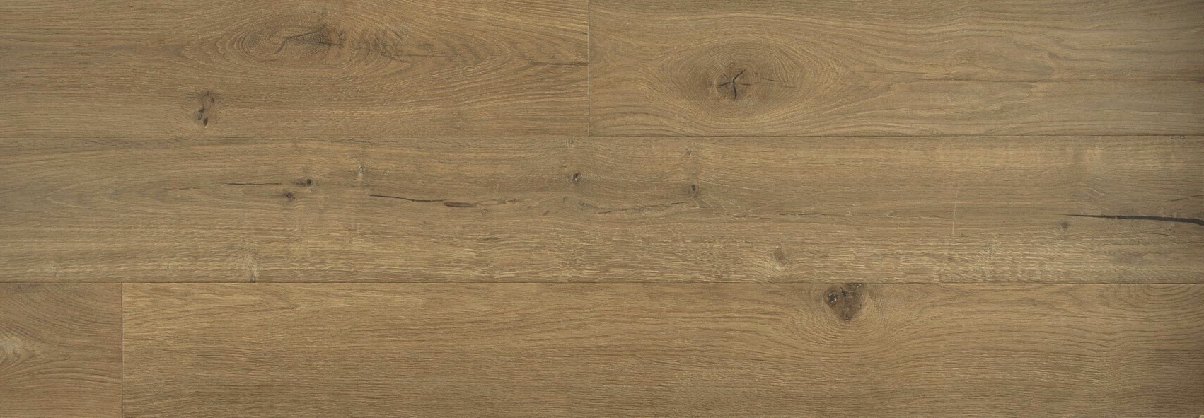 Parquet vieilli chêne fumé grisé brossé scrappé - 15x190 - huilé