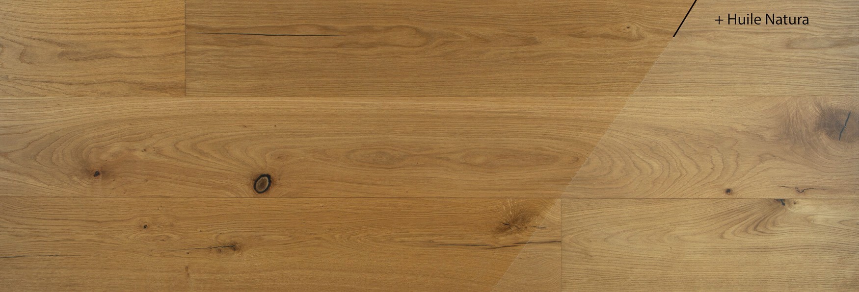Parquet chêne fumé harmonie - 15x190 - huilé