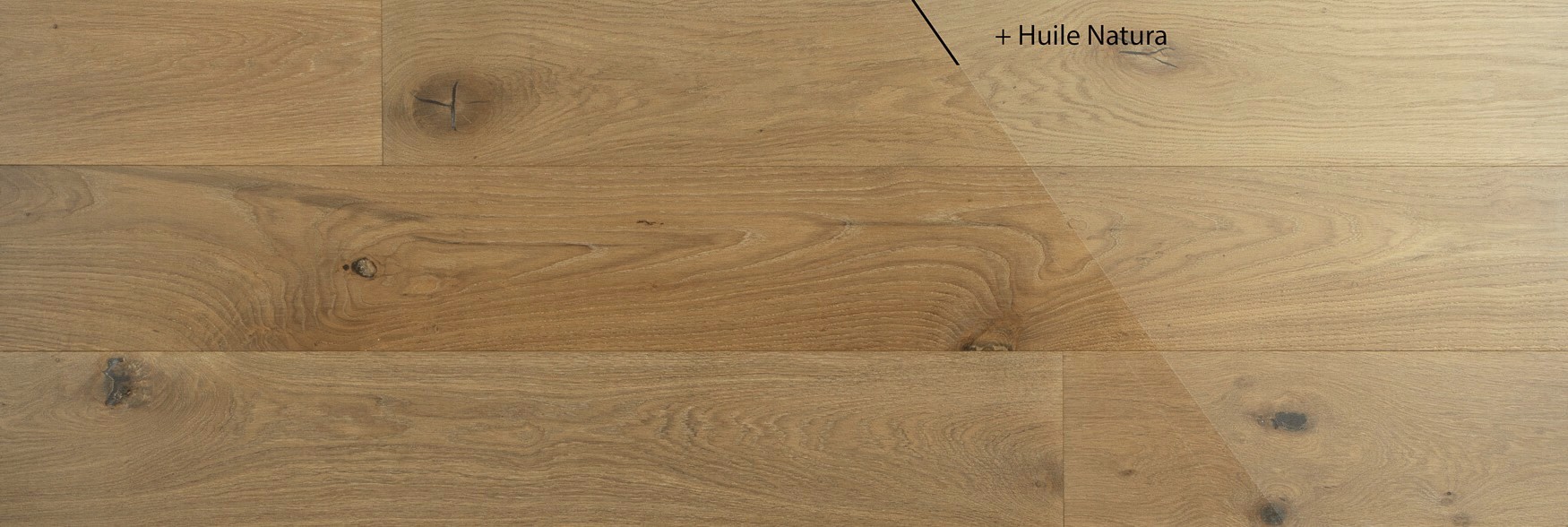 Parquet chêne fumé blanchi harmonie - 15x190 - huilé
