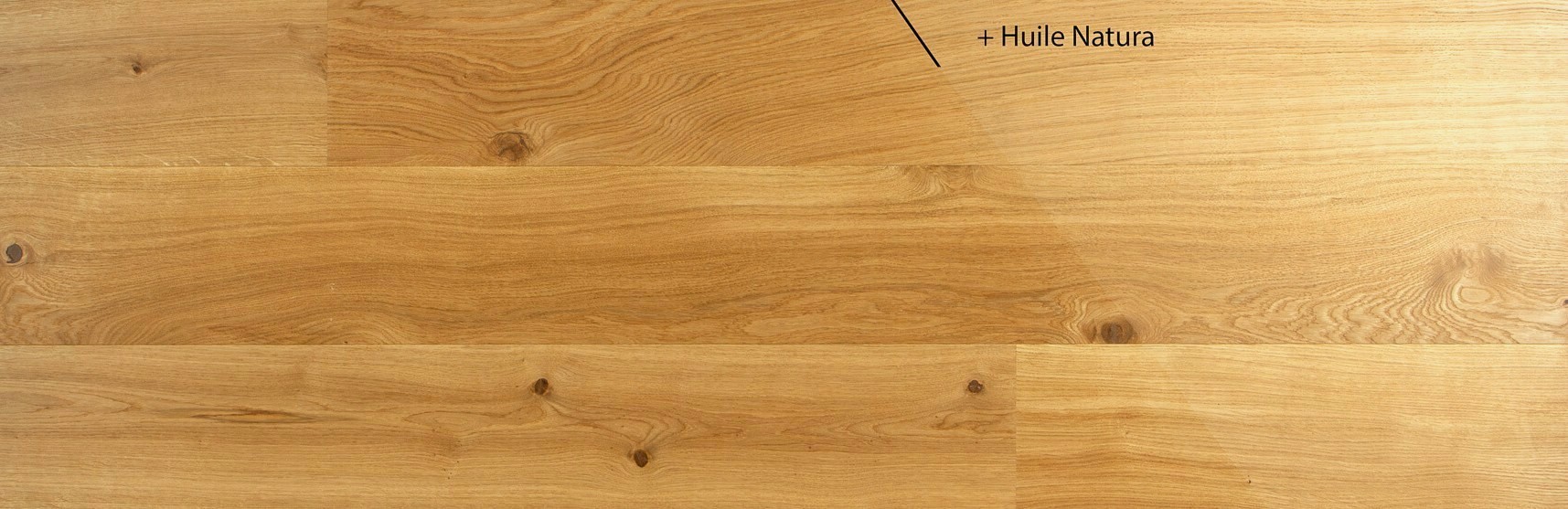 Parquet chêne naturel harmonie - 13x181 - légèrement brossé huilé