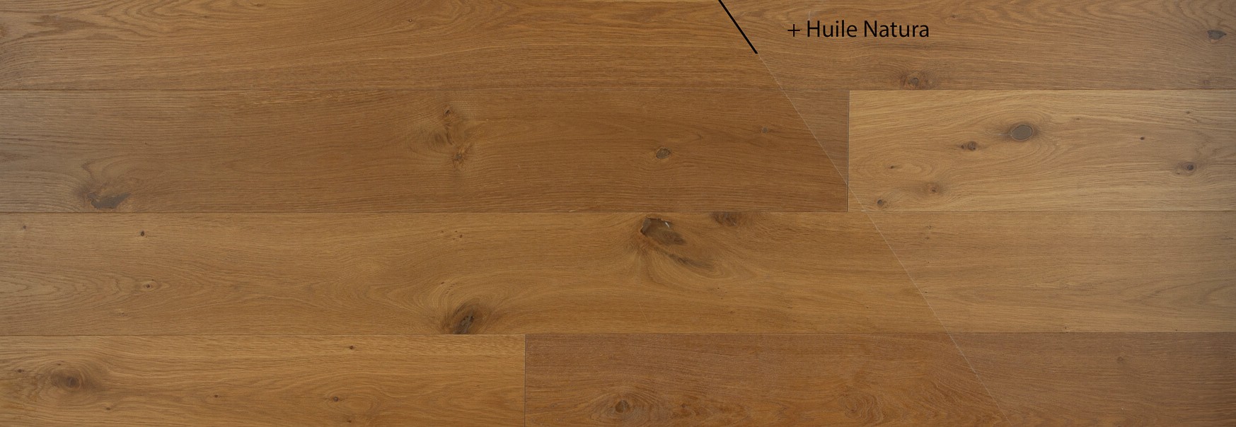 Parquet chêne fumé authentique - 13x158 - huilé
