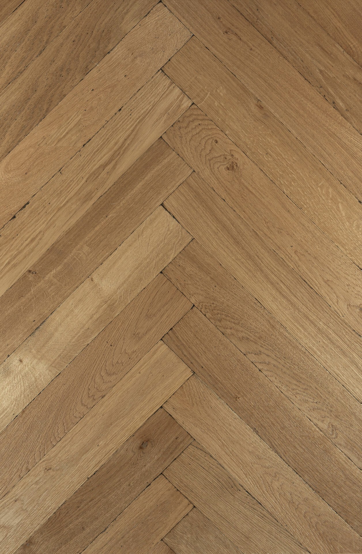 Parquet vieilli bâtons rompus chêne bois naturel vintage harmonie - 16x100 - huilé