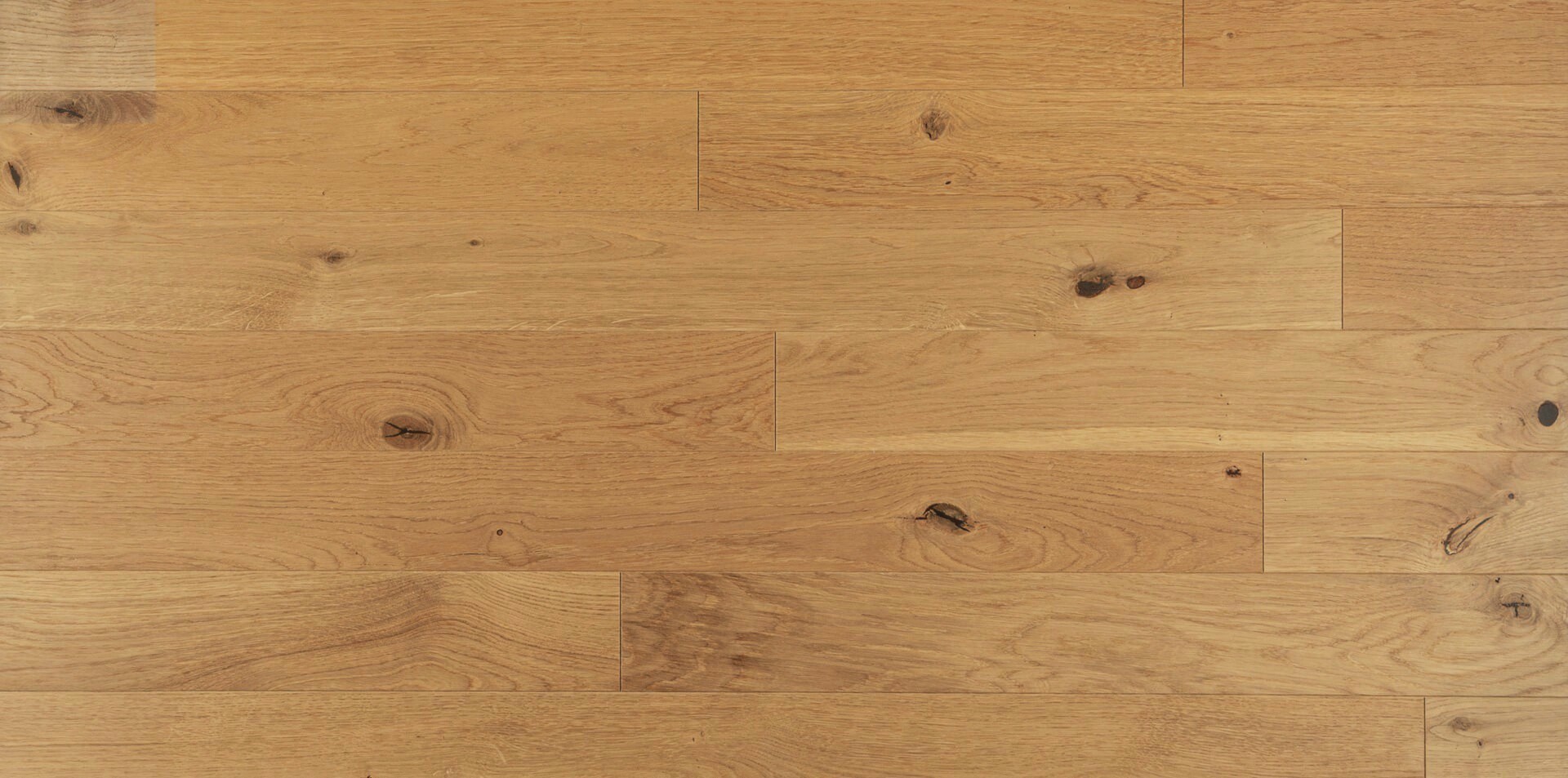 Parquet chêne naturel AL31 authentique - largeur 90mm -  verni