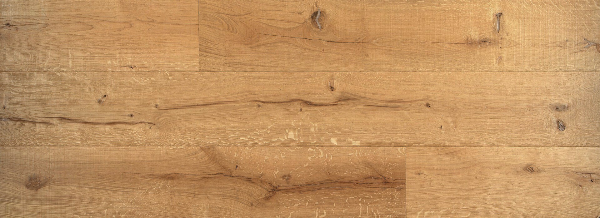 Parquet chêne naturel effet trait de scie Carcassonne, largeur 220mm, huilé