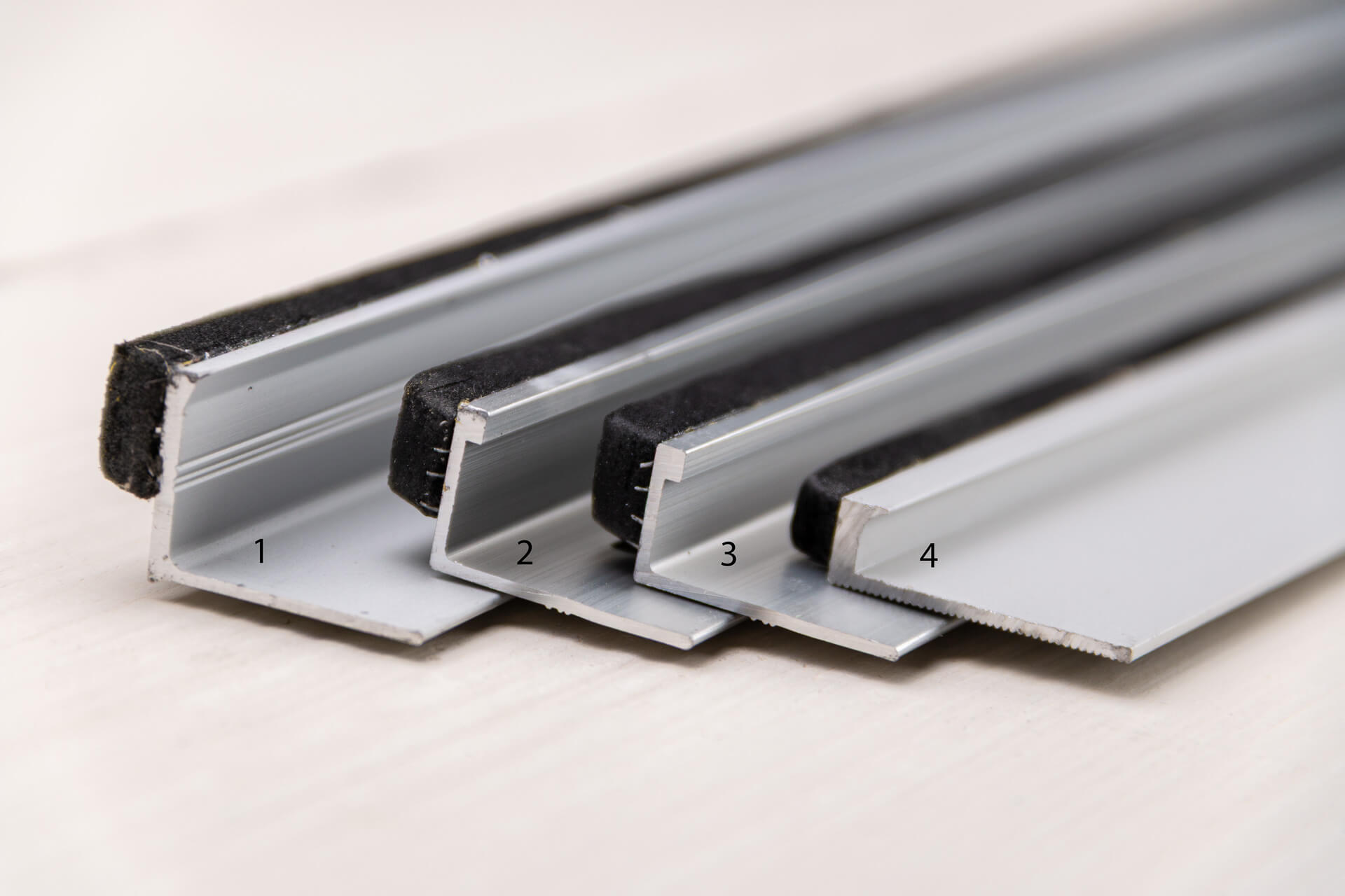 Seuil aluminium + joint