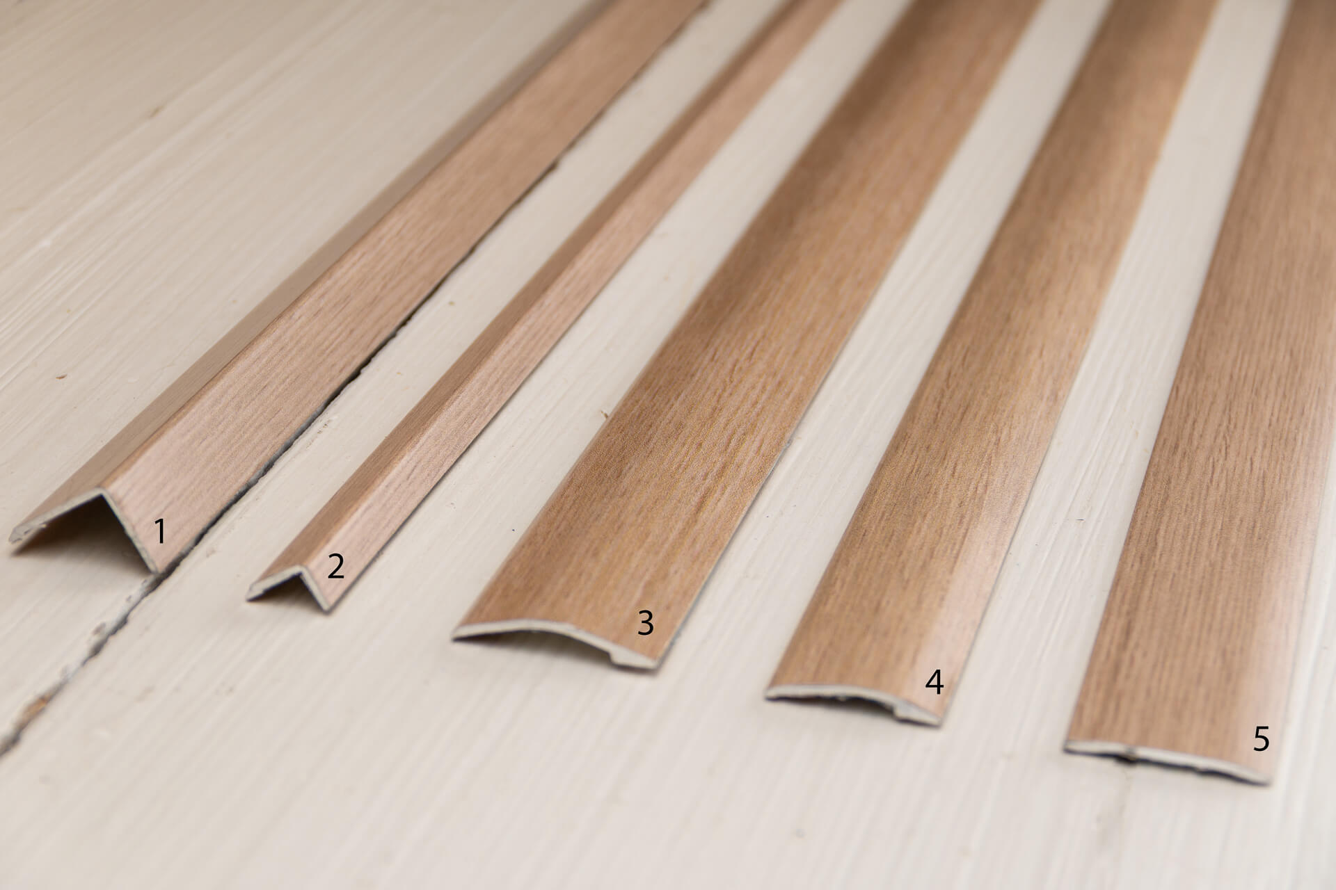 Seuil aluminium revêtue décor assorti