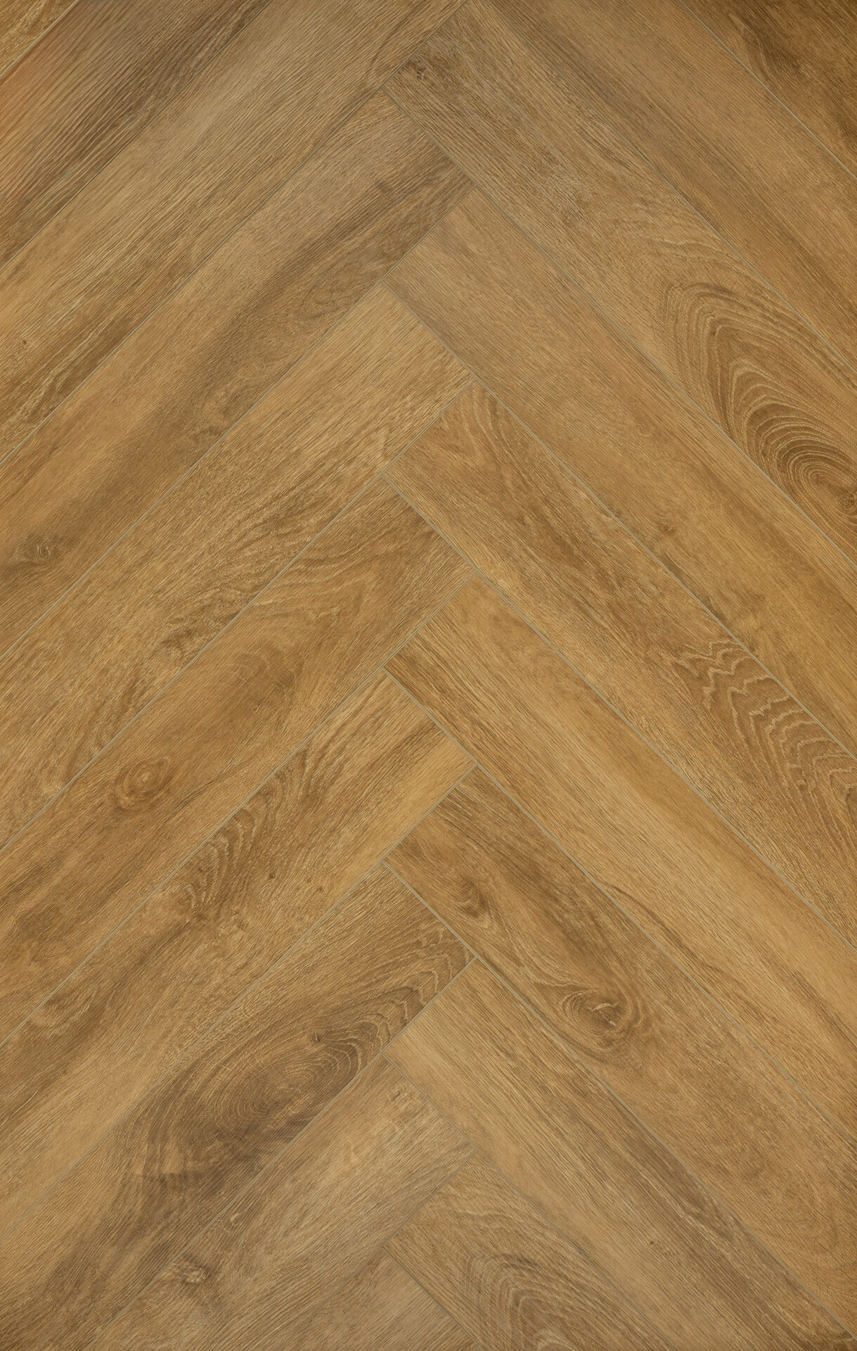 Sol vinyle rigide bâtons rompus 5,5mm, chêne naturel avec 4 chanfreins