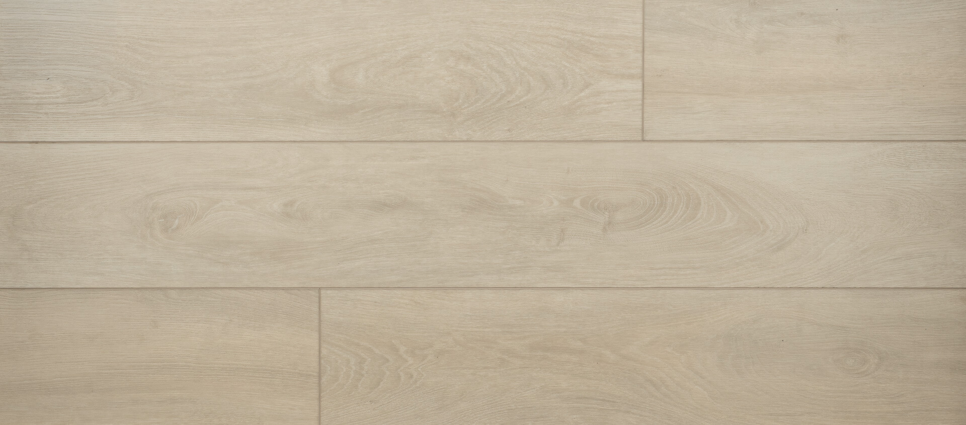 Sol vinyle rigide 5,5mm, chêne blanchi avec 4 chanfreins